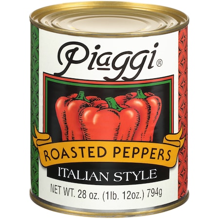 Piaggi Roasted Red Bell Pepper Pieces, PK12 01013411120015